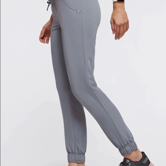 Jaanuu Women’s Essential 5 Pocket Grey Jogger Size Petite Medium - Picture 3 of 8